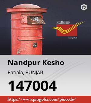 Nandpur Kesho Post office