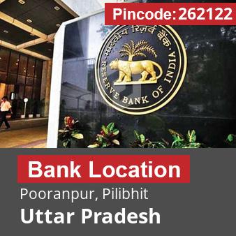 Pincode 262122 Bank Pooranpur, Pilibhit, Uttar Pradesh