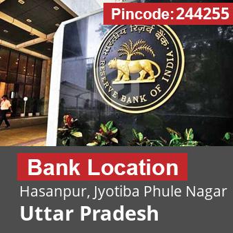 Pincode 244255 Bank Hasanpur, Jyotiba Phule Nagar, Uttar Pradesh