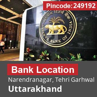 Pincode 249192 Bank Narendranagar, Tehri Garhwal, Uttarakhand