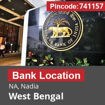 Pincode 741157 Bank NA, Nadia, West Bengal