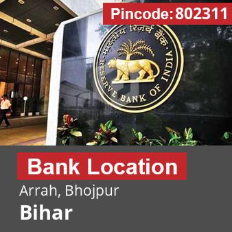 Pincode 802311 Bank Arrah, Bhojpur, Bihar