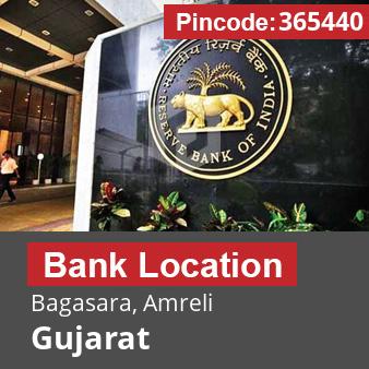 Pincode 365440 Bank Bagasara, Amreli, Gujarat