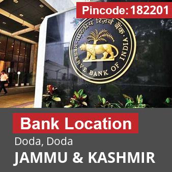 Pincode 182201 Bank Doda, Doda, JAMMU & KASHMIR