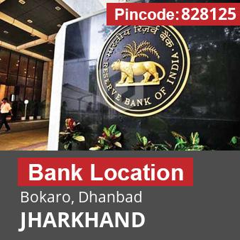 Pincode 828125 Bank Bokaro, Dhanbad, JHARKHAND