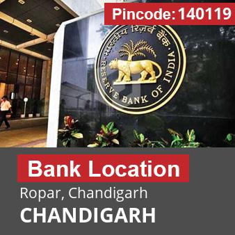 Pincode 140119 Bank Ropar, Chandigarh, CHANDIGARH