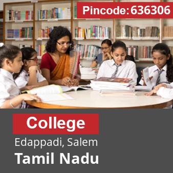 Pincode 636306 College Edappadi, Salem, Tamil Nadu