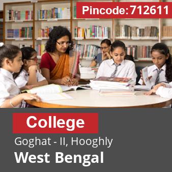 Pincode 712611 College Goghat - II, Hooghly, West Bengal