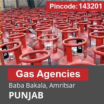 Pincode 143201 Gas Agencies Baba Bakala, Amritsar, PUNJAB