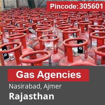 Pincode 305601 Gas Agencies Nasirabad, Ajmer, Rajasthan