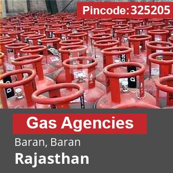 Pincode 325205 Gas Agencies Baran, Baran, Rajasthan