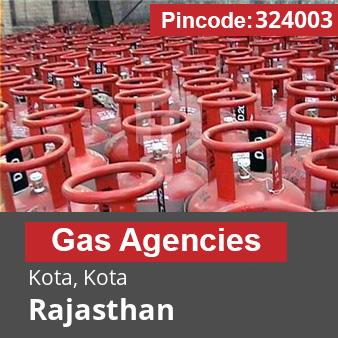 Pincode 324003 Gas Agencies Kota, Kota, Rajasthan