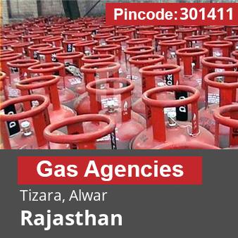 Pincode 301411 Gas Agencies Tizara, Alwar, Rajasthan