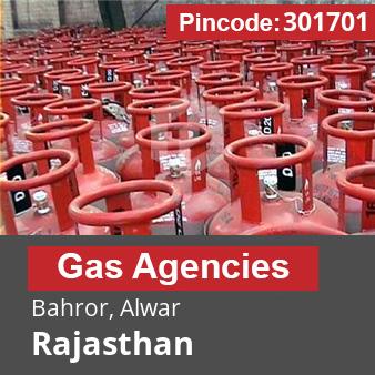 Pincode 301701 Gas Agencies Bahror, Alwar, Rajasthan