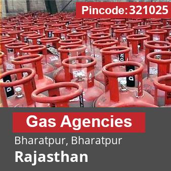 Pincode 321025 Gas Agencies Bharatpur, Bharatpur, Rajasthan