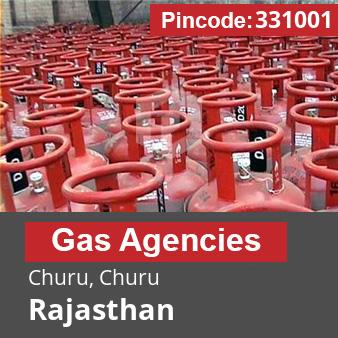 Pincode 331001 Gas Agencies Churu, Churu, Rajasthan