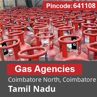 Pincode 641108 Gas Agencies Coimbatore North, Coimbatore, Tamil Nadu