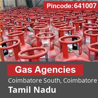 Pincode 641007 Gas Agencies Coimbatore South, Coimbatore, Tamil Nadu