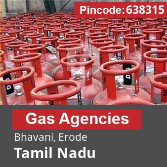 Pincode 638315 Gas Agencies Bhavani, Erode, Tamil Nadu