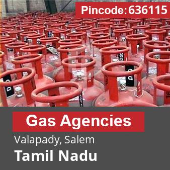 Pincode 636115 Gas Agencies Valapady, Salem, Tamil Nadu