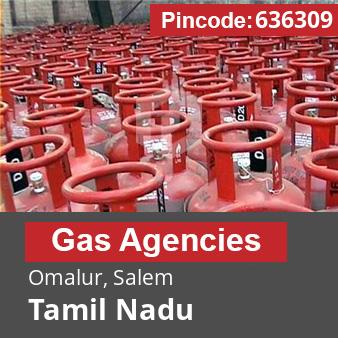 Pincode 636309 Gas Agencies Omalur, Salem, Tamil Nadu