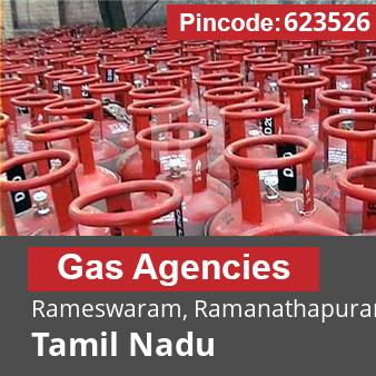Pincode 623526 Gas Agencies Rameswaram, Ramanathapuram, Tamil Nadu