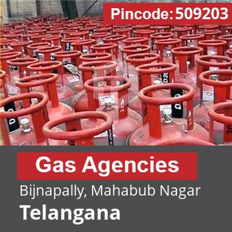 Pincode 509203 Gas Agencies Bijnapally, Mahabub Nagar, Telangana