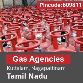 Pincode 609811 Gas Agencies Kuttalam, Nagapattinam, Tamil Nadu
