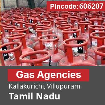 Pincode 606207 Gas Agencies Kallakurichi, Villupuram, Tamil Nadu
