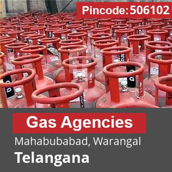 Pincode 506102 Gas Agencies Mahabubabad, Warangal, Telangana