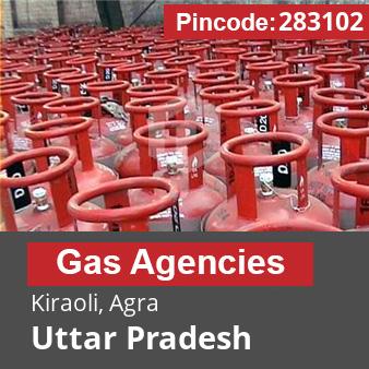 Pincode 283102 Gas Agencies Kiraoli, Agra, Uttar Pradesh