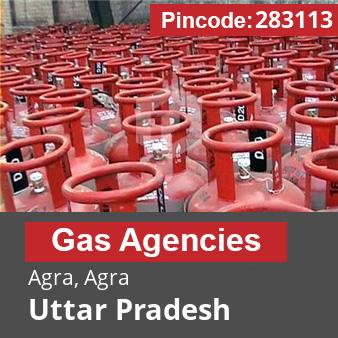 Pincode 283113 Gas Agencies Agra, Agra, Uttar Pradesh