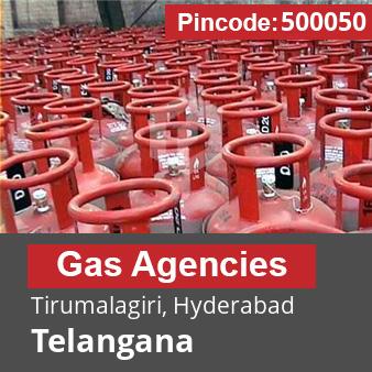 Pincode 500050 Gas Agencies Tirumalagiri, Hyderabad, Telangana