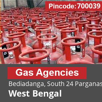 Pincode 700039 Gas Agencies Bediadanga, South 24 Parganas, West Bengal