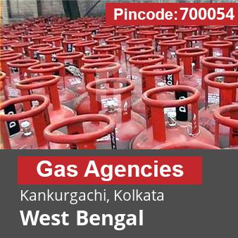 Pincode 700054 Gas Agencies Kankurgachi, Kolkata, West Bengal