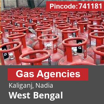 Pincode 741181 Gas Agencies Kaliganj, Nadia, West Bengal