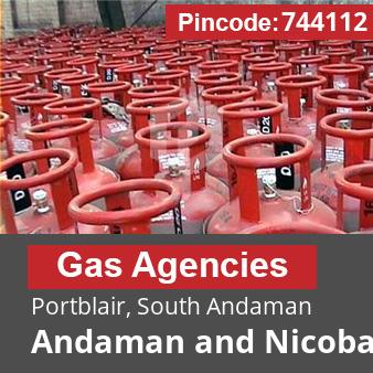 Pincode 744112 Gas Agencies Portblair, South Andaman, Andaman and Nicobar Islands