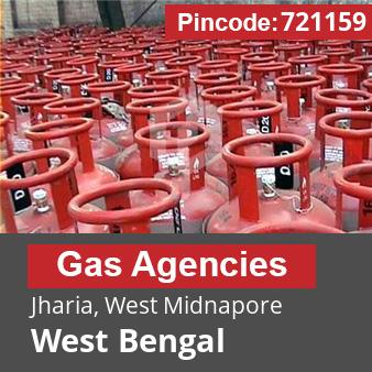 Pincode 721159 Gas Agencies Jharia, West Midnapore, West Bengal