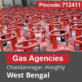 Pincode 712411 Gas Agencies Chandannagar, Hooghly, West Bengal