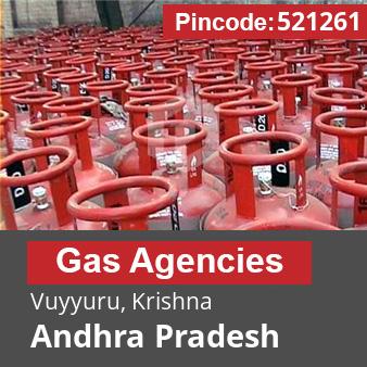 Pincode 521261 Gas Agencies Vuyyuru, Krishna, Andhra Pradesh