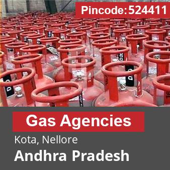 Pincode 524411 Gas Agencies Kota, Nellore, Andhra Pradesh