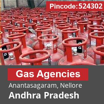 Pincode 524302 Gas Agencies Anantasagaram, Nellore, Andhra Pradesh