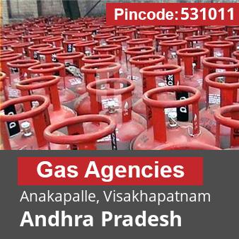 Pincode 531011 Gas Agencies Anakapalle, Visakhapatnam, Andhra Pradesh