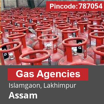 Pincode 787054 Gas Agencies Islamgaon, Lakhimpur, Assam