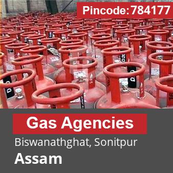 Pincode 784177 Gas Agencies Biswanathghat, Sonitpur, Assam