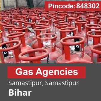 Pincode 848302 Gas Agencies Samastipur, Samastipur, Bihar