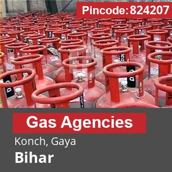 Pincode 824207 Gas Agencies Konch, Gaya, Bihar