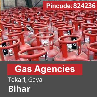 Pincode 824236 Gas Agencies Tekari, Gaya, Bihar