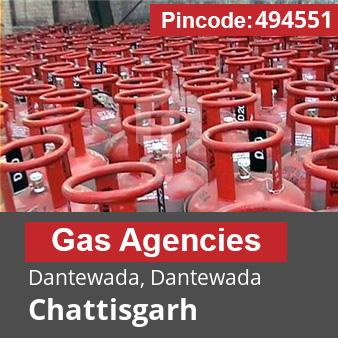Pincode 494551 Gas Agencies Dantewada, Dantewada, Chattisgarh