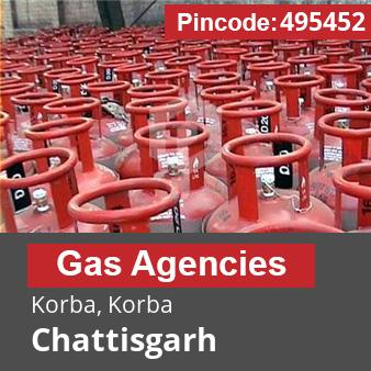 Pincode 495452 Gas Agencies Korba, Korba, Chattisgarh